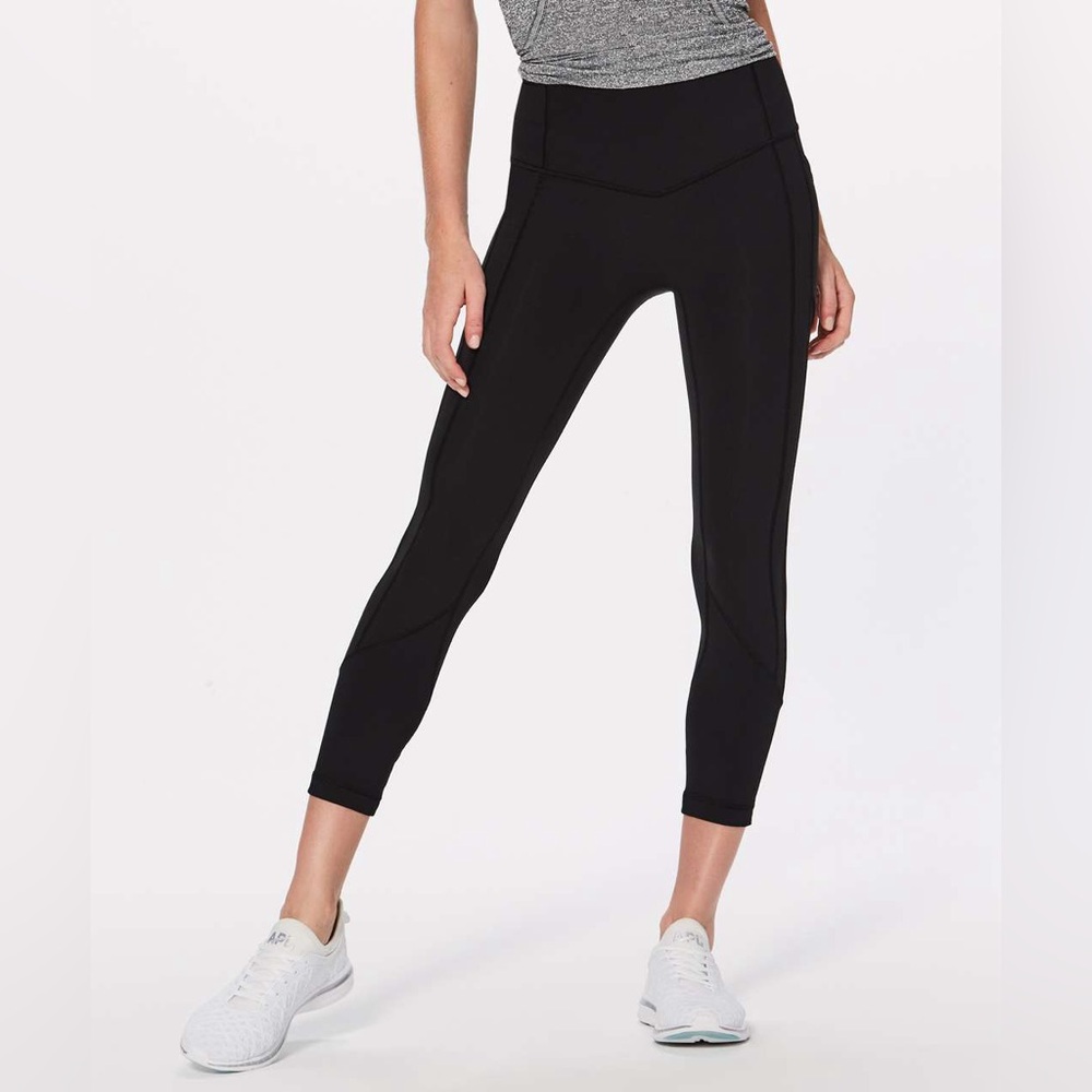 Lululemon All The Right Places Crop II *23" Black size 6
